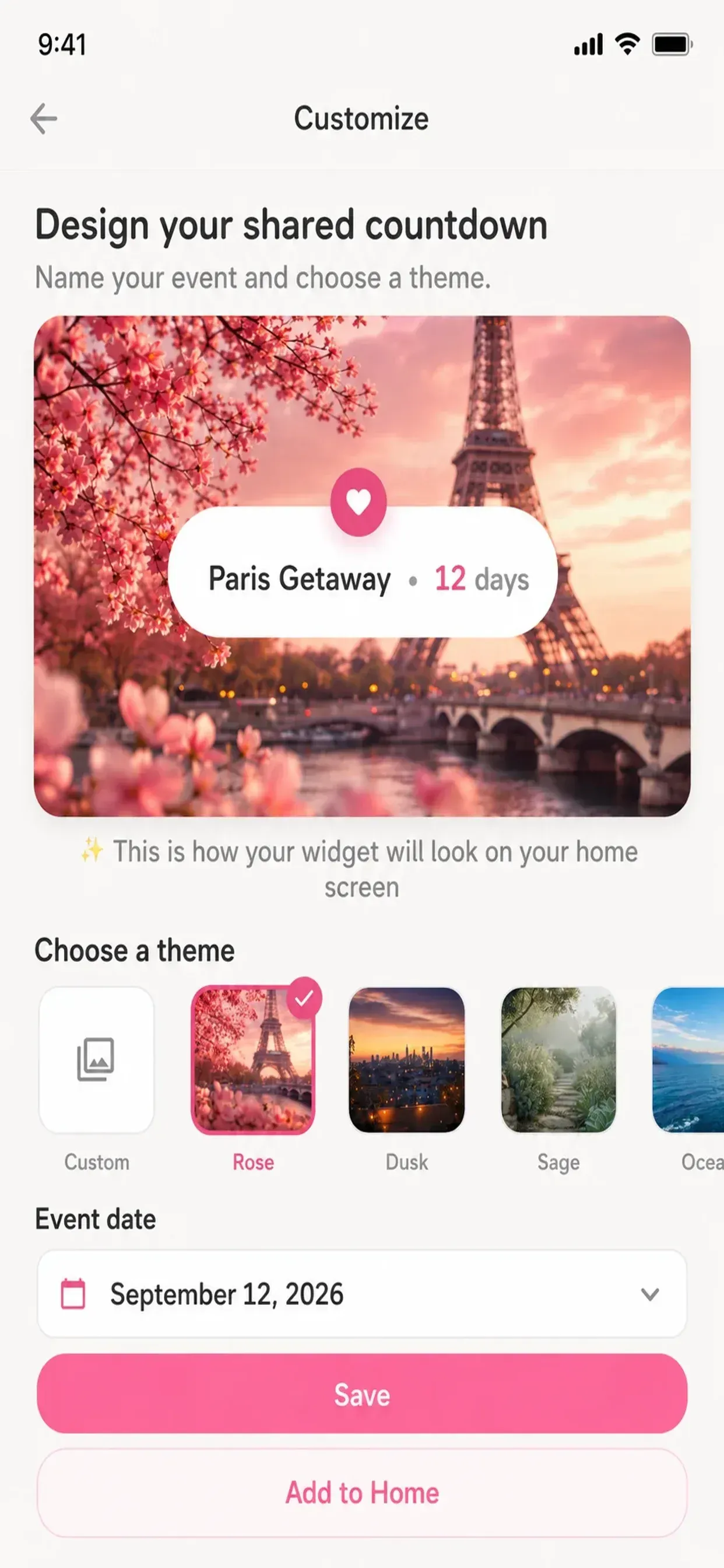 HeartPin screen 2
